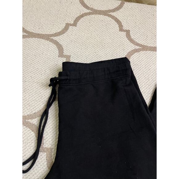 Monroe pull on drawstring tie joggers sweatpants, black, super soft, size large - Picture 11 of 11